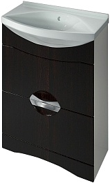 Какса-а Тумба с раковиной "Каприз 65" с ящиками венге – фотография-1