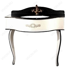 Водолей Мебель для ванной "Верди 120" черная – фотография-2