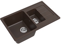 Ewigstein Мойка кухонная Elegant 60KF шоколад – фотография-1