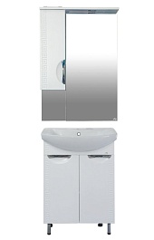 Misty Зеркало-шкаф Престиж 60 L белый – фотография-6