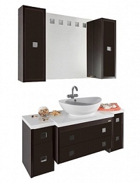 Водолей Мебель для ванной "Сильвия S-40 75" венге – фотография-3