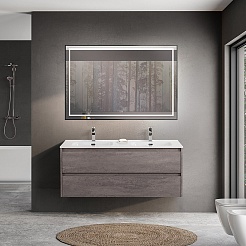 BelBagno Тумба с раковиной Kraft 120 подвесная Cemento Grigio – фотография-11