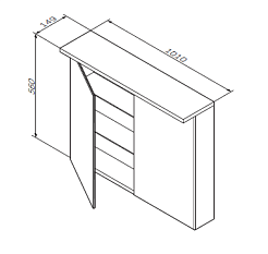 Am.Pm Мебель для ванной SPIRIT 2.0 120 белый глянец – фотография-3