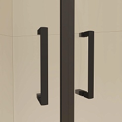 RGW Душевой уголок Classic CL-55B 90x90 профиль черный стекло прозрачное – фотография-6