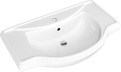 Opadiris Тумба с раковиной Брунелла 80 белая матовая – фотография-6