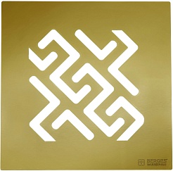 BERGES Wasserhaus Душевой трап Platz Antik 100 094160 бронза – фотография-2