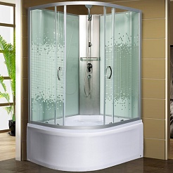 Мономах Душевая кабина 110x80 XL Б/К 110/80/44 МЗ R – фотография-1