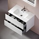 Sancos Тумба с раковиной Urban 80 белый глянец раковина Element 81 CN7005 – фотография-18