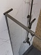 BelBagno Душевая перегородка Uno UNO-L-1-TB-110-C-GM 110x200 профиль оружейная сталь стекло прозрачное – фотография-11