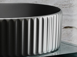 Ceramicanova Мебельная раковина Element 36 CN6057MDH тёмный антрацит матовый – фотография-5