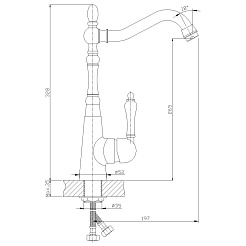 Rossinka Смеситель Z35-20U для кухни – фотография-2