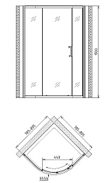Gemy Душевой уголок Victoria S30061A – фотография-3