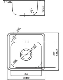 Iddis Мойка из нержавеющей стали Strit STR38P0i77 полированная – фотография-3