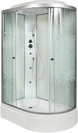 DTO Душевая кабина L 720 L с гидромассажем и электрикой – фотография-1