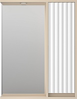Brevita Зеркальный шкаф Balaton 65 R белый/бежевый