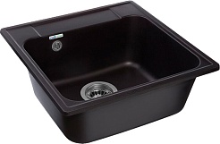 Granfest Мойка кухонная Z48 черный – фотография-1
