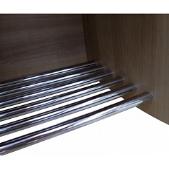 Misty Тумба с раковиной Пион 100 напольная, белая/вишня – фотография-3