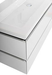 Cezares Тумба с раковиной Plane 120 подвесная bianco lucido раковина CZR-8070-120 – фотография-4