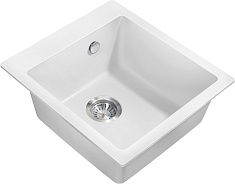 Milacio Мойка кухонная Murcia 46 Cuarzo белая