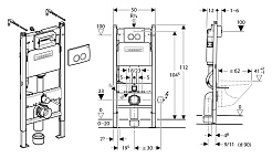 Am.Pm Комплект: инсталляция Duofix Delta 3 в 1 + унитаз Spirit FlashCle с микролифтом – фотография-2