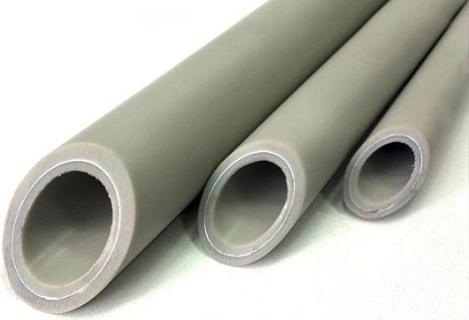 ФД Пласт Труба PPR PN 20 Дн-40 х 6,7 мм (арм. AL) PREMIUM, серая – фото-1