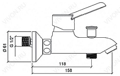 Vitra Смеситель Viva A41045EXP – фотография-2