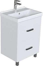 Mixline Мебель для ванной Стив 60 L 2 ящика – фотография-3