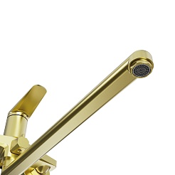 Tokito Смеситель для ванны KIN брашированное золото TOK-KIN-1015 – фотография-3