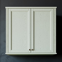 ValenHouse Шкаф подвесной Лиора 90 слоновая кость, фурнитура бронза – фотография-1