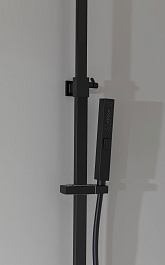 Allen Brau Душевая стойка Infinity 5.21012-31 черный матовый – фотография-6