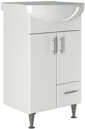 Mixline Мебель для ванной Веста 50 R Уют белая – фотография-3