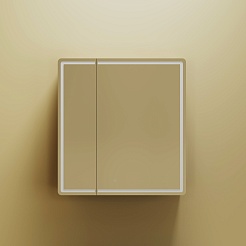 Sancos Зеркало-шкаф Mirror 70 с подсветкой MI70ECH дуб чарльстон – фотография-2