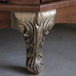 Атолл Тумба с раковиной "Верона 85" скуро – фотография-3