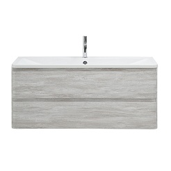 BelBagno Тумба под раковину Albano 120 подвесная Rovere Vintage Bianco – фотография-2