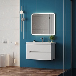 Onika Мебель для ванной Айленд 80 подвесная белая – фотография-3