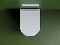 Ceramicanova Подвесной унитаз Ulma Торнадо CN4006T безободковый белый – фотография-5