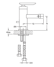 Cezares Смеситель SIESTA-BS-01 для биде – фотография-2