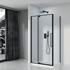 Black&White Душевой уголок Stellar Wind S818 BC 100x80 – фотография-3