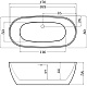 Esbano Акриловая ванна Rome SM 170x80 со смесителем – картинка-6