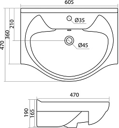 Onika Тумба с раковиной Кристалл 60.18 – фотография-11