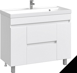 Водолей Мебель для ванной Best 100 черная – фотография-3