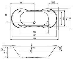 Riho Акриловая ванна Supreme 180 – фотография-2