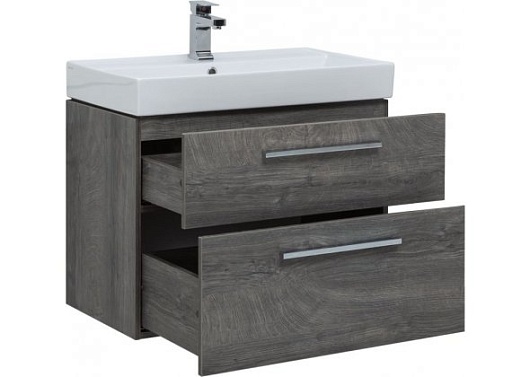 Aquanet Мебель для ванной Nova 75 дуб рошелье – фотография-6