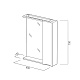 BelBagno Зеркало-шкаф MARINO-SPC-600/750-1A-BL-P-R Bianco Lucido – картинка-14