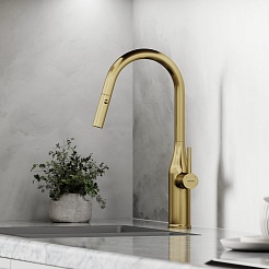 Sancos Смеситель для кухни Grand SC4002BG брашированное золото PVD покрытие – фотография-7