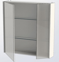 Aquanet Зеркальный шкаф "Франка 85" слоновая кость – фотография-7