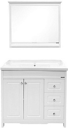 Comforty Мебель для ванной Тбилиси 90 белая – фотография-1