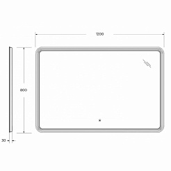 Cezares Зеркало Duet 120 – фотография-4
