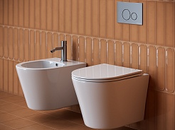 Ceramicanova Подвесное биде Forma CN3012 белое – фотография-3