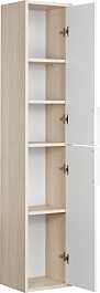 Акватон Шкаф пенал Рико 30 белый, ясень фабрик – фотография-2
